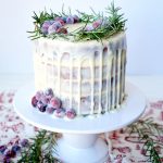 white chocolate cranberry layer cake | The Baking Fairy