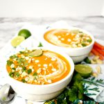 vegan Thai roasted carrot soup | The Baking Fairy