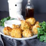 vegan garlic parmesan cauliflower wings | The Baking Fairy