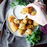 vegan garlic parmesan cauliflower wings | The Baking Fairy