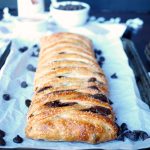 vegan chocolate peanut butter puff pastry braid | The Baking Fairy