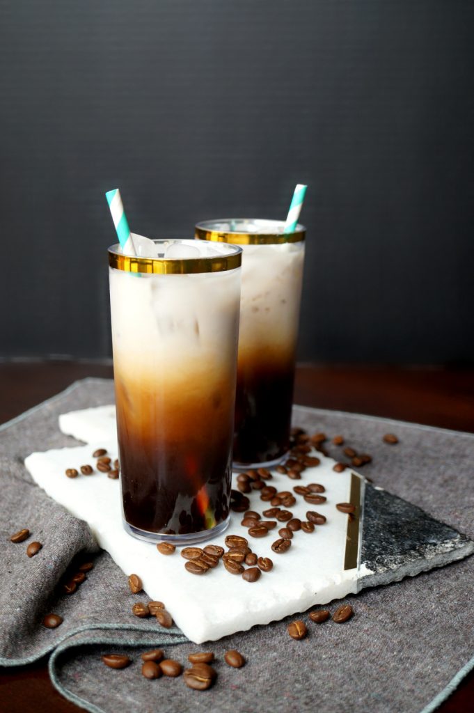 small batch vanilla cinnamon cold brew latte | The Baking Fairy