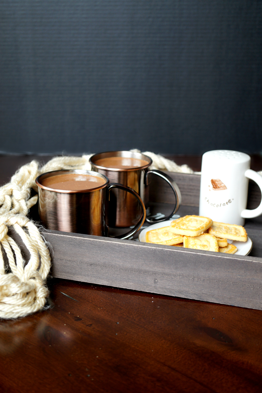 vegan date sweetened hot cocoa | The Baking Fairy