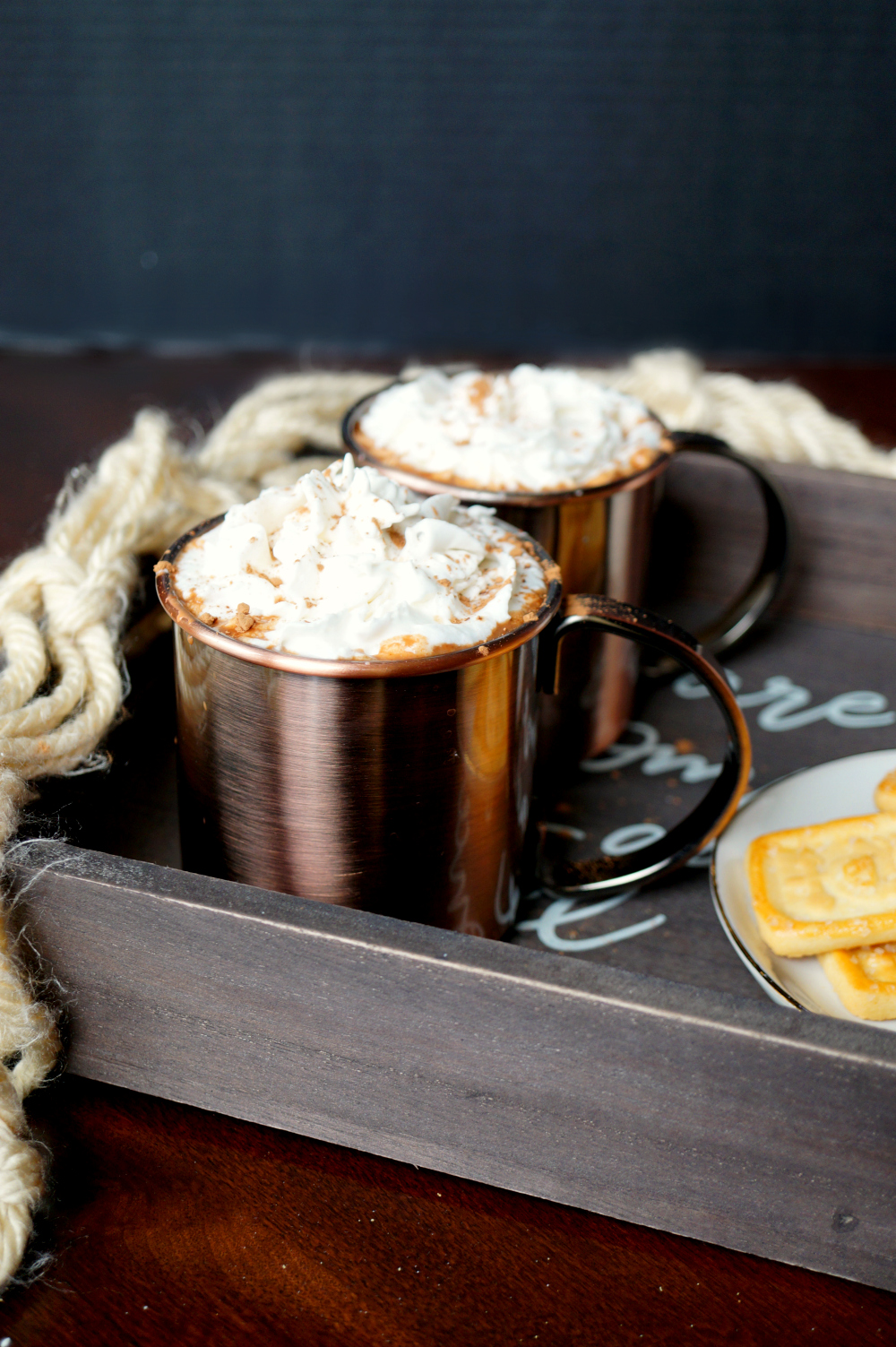 vegan date sweetened hot cocoa | The Baking Fairy