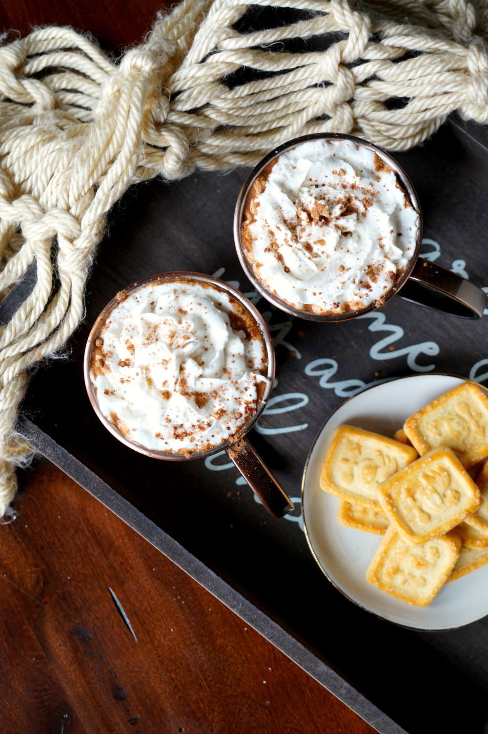 vegan date sweetened hot cocoa | The Baking Fairy