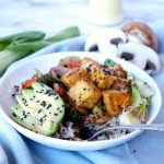 teriyaki tofu quinoa bowls | The Baking Fairy