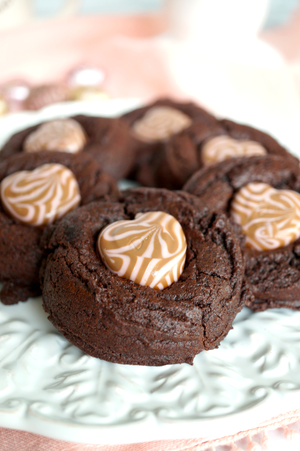 valentine's day chocolate truffle cookies | The Baking Fairy