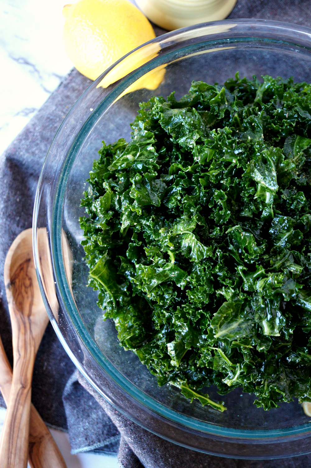 the BEST {and easiest!} kale salad | The Baking Fairy