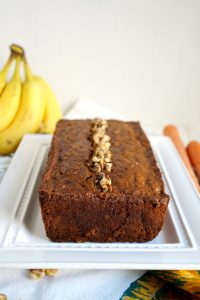 vegan carrot cake banana bread | The Baking Fairy