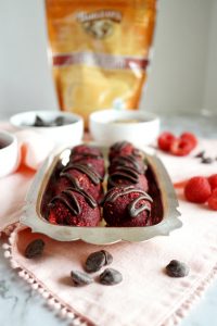 vegan raspberry dark chocolate energy bites | The Baking Fairy #ad #SpringSweetsWeek