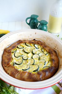 summer squash tart with lemon ricotta | The Baking Fairy