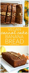 vegan carrot cake banana bread | The Baking Fairy