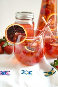 blood orange berry sangria | The Baking Fairy #ad #EasterBrunchWeek