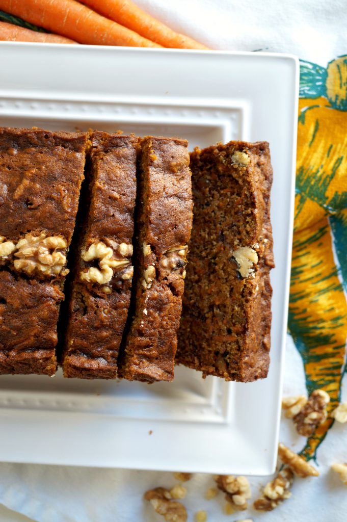 vegan carrot cake banana bread | The Baking Fairy