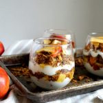 peach yogurt & brown sugar granola parfaits | The Baking Fairy #ad #EasterBrunchWeek