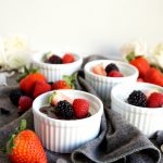 vegan coconut white chocolate panna cotta | The Baking Fairy