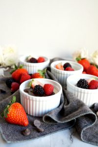 vegan coconut white chocolate panna cotta | The Baking Fairy