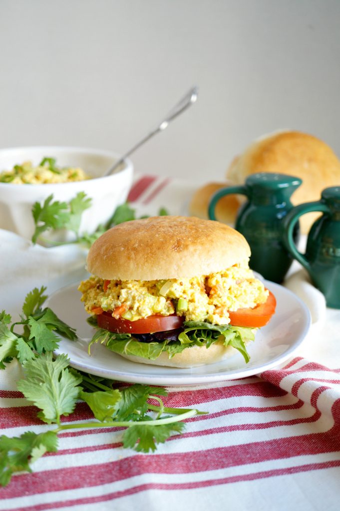 tofu egg salad sandwich