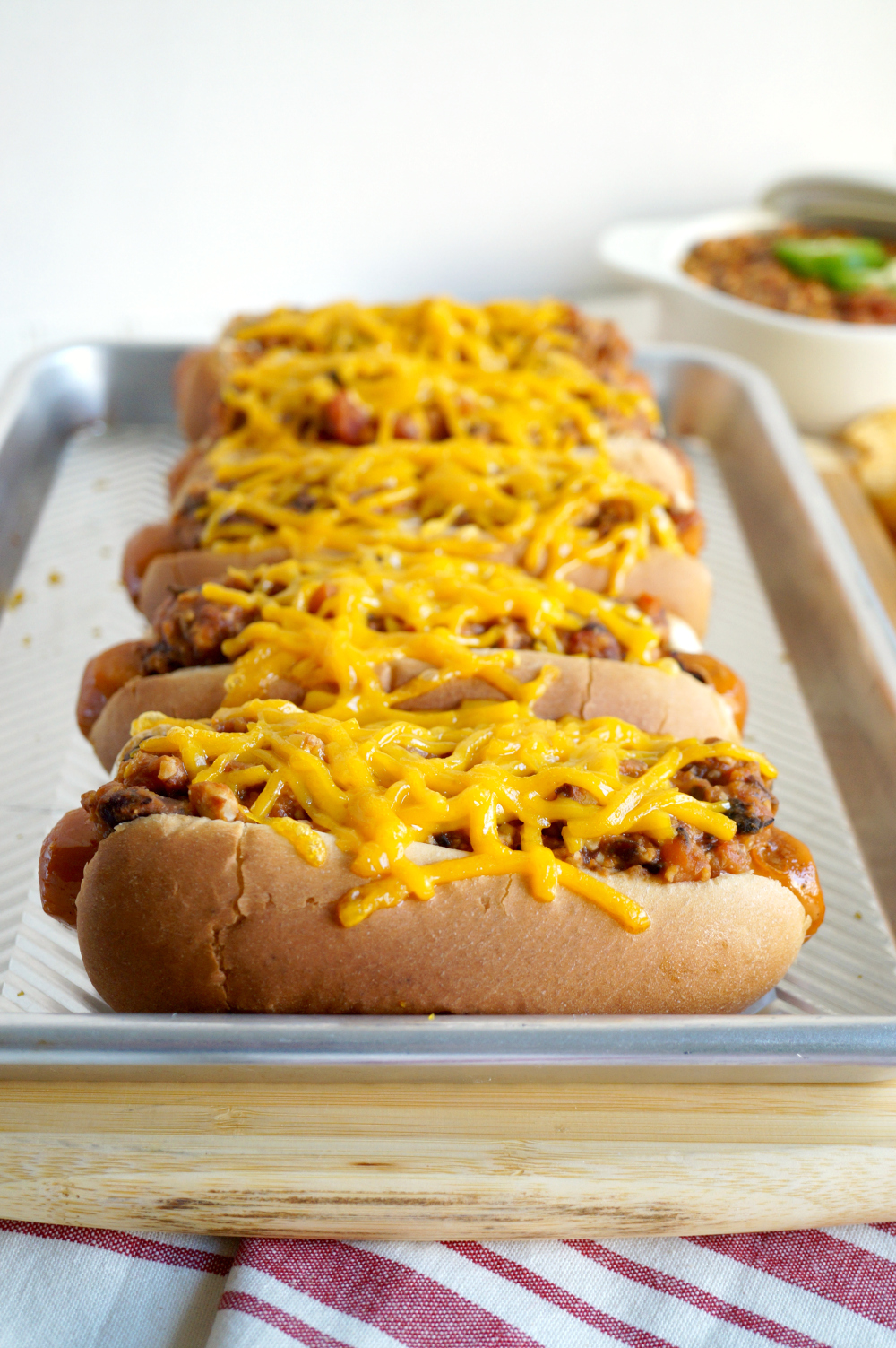 vegan chili cheese dogs - The Baking Fairy