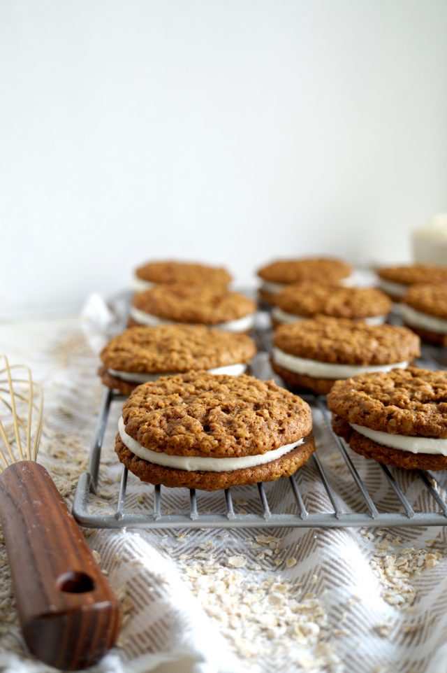 vegan oatmeal creme pies The Baking Fairy