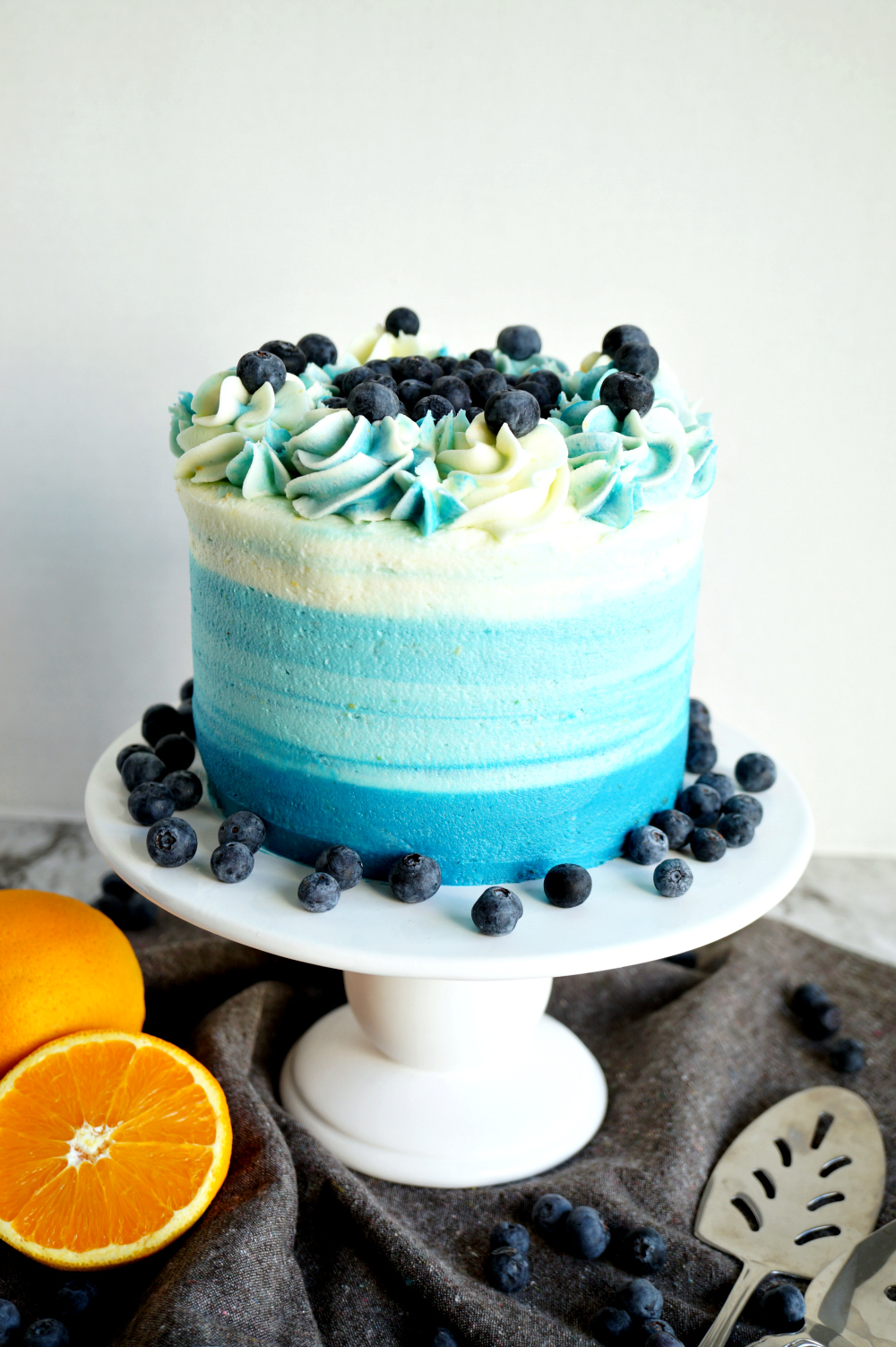 blueberry orange layer cake