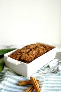 pan of zucchini bread