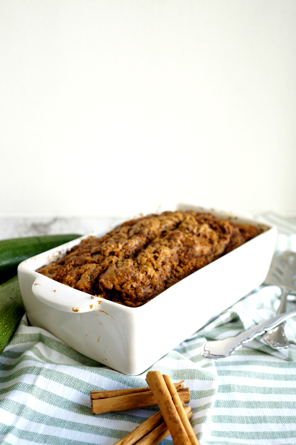 pan of zucchini bread