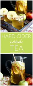 hard cider iced tea | The Baking Fairy #AppleWeek