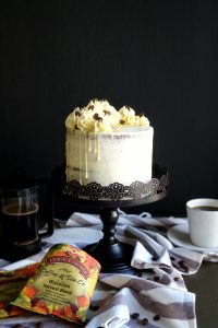 vegan coffee layer cake | The Baking Fairy #FallFlavors