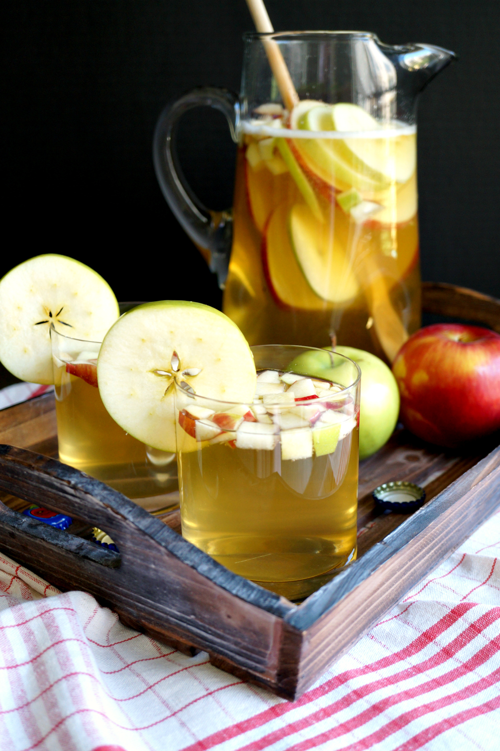 hard cider iced tea | The Baking Fairy #AppleWeek