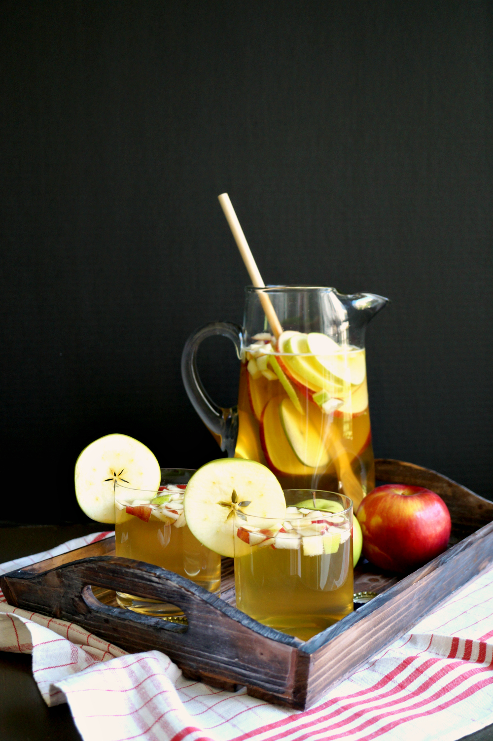 hard cider iced tea | The Baking Fairy #AppleWeek