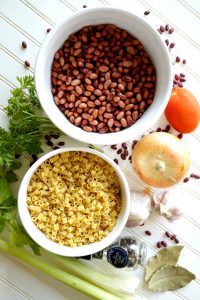 ingredients for pasta e fagioli