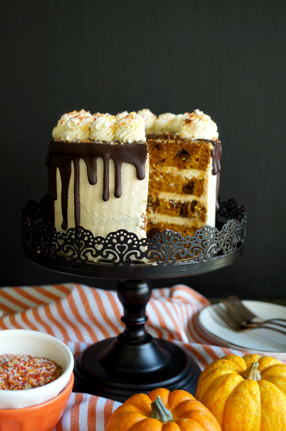 Chocolate Chip Layer Cake