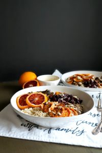 autumn harvest bowls with blood orange tahini drizzle | The Baking Fairy #FreakyFruitsFriday