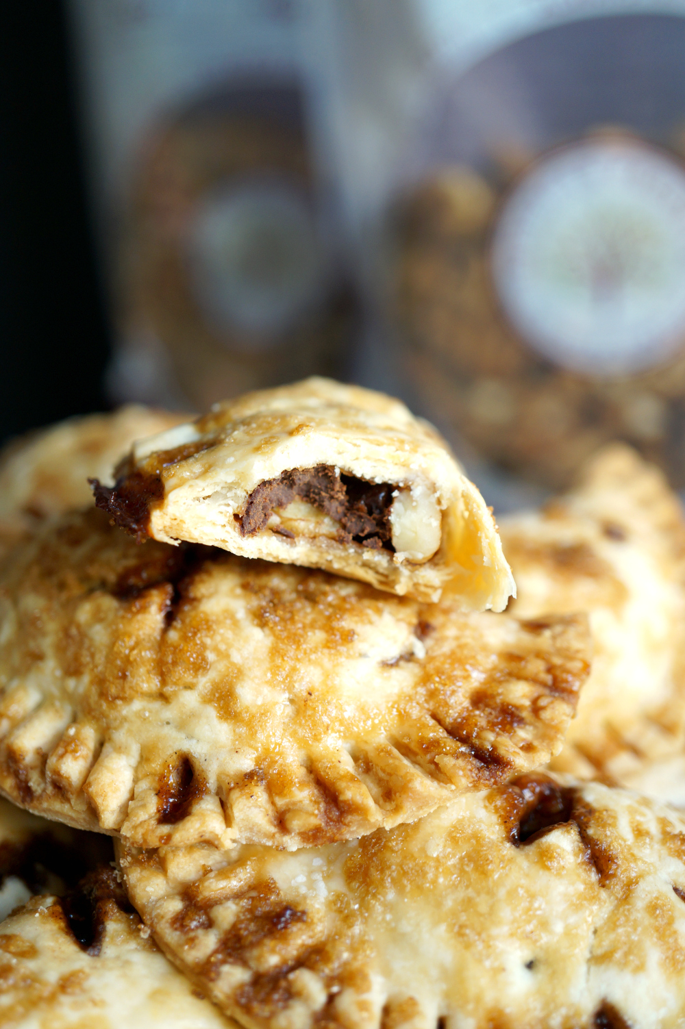 mini vegan chocolate pecan hand pies | The Baking Fairy #FallFlavors #ad