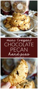 mini vegan chocolate pecan hand pies | The Baking Fairy #FallFlavors #ad