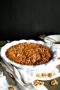 the easiest vegan pecan pie cobbler | The Baking Fairy