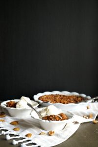 the easiest vegan pecan pie cobbler | The Baking Fairy