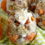 vegan coconut lime trifles with tropical fruit salad | The Baking Fairy #FreakyFruitsFriday