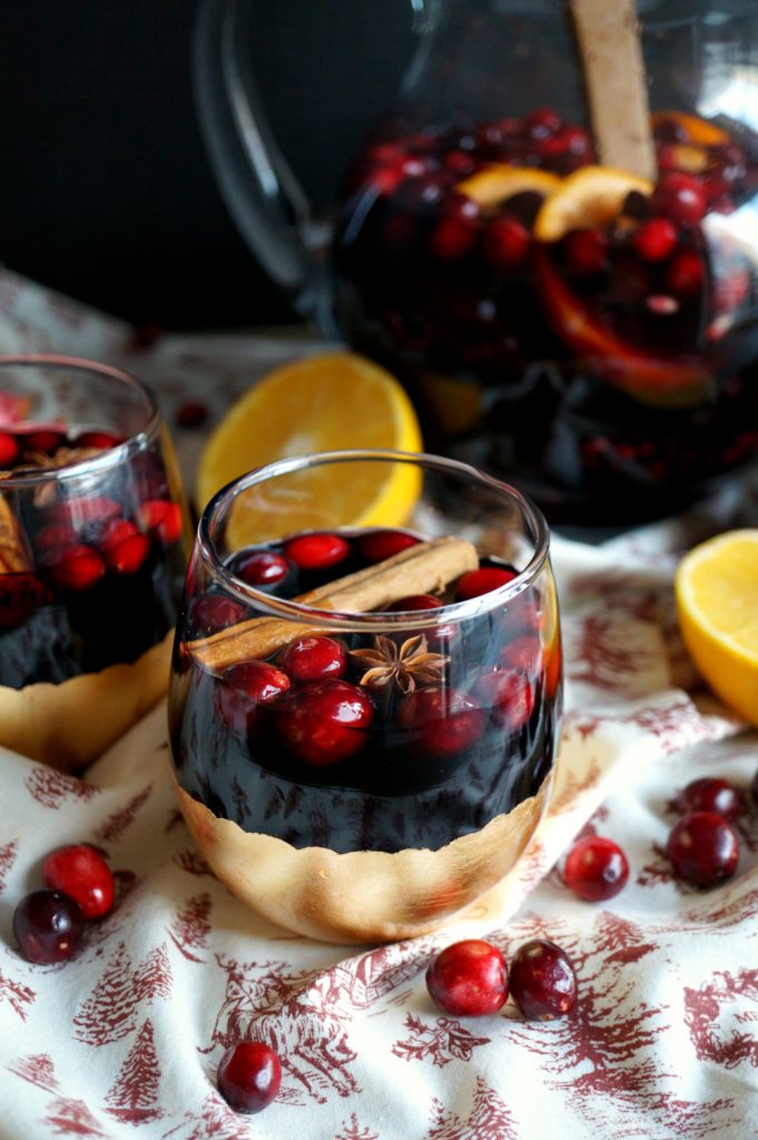 holiday red wine sangria | The Baking Fairy