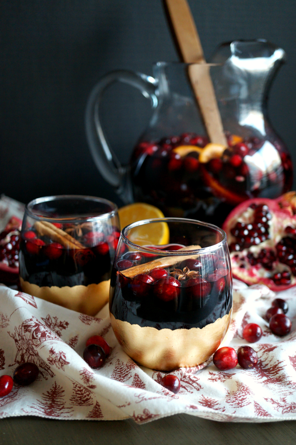 holiday red wine sangria | The Baking Fairy