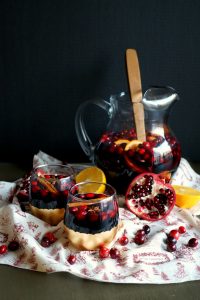 holiday red wine sangria | The Baking Fairy