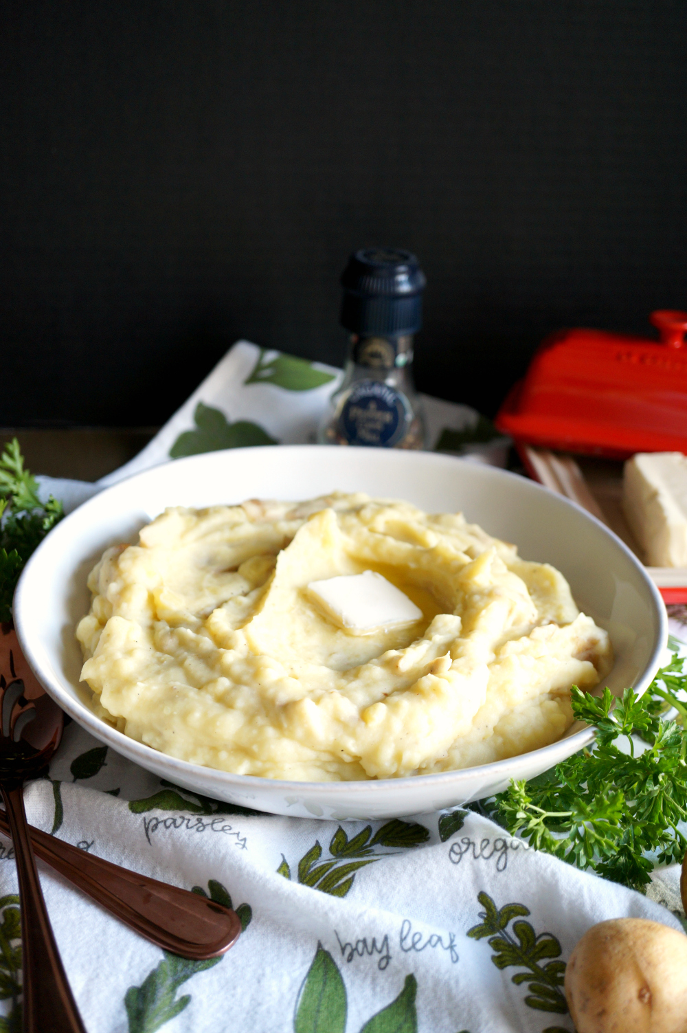 super easy one-pot mashed potatoes | The Baking Fairy