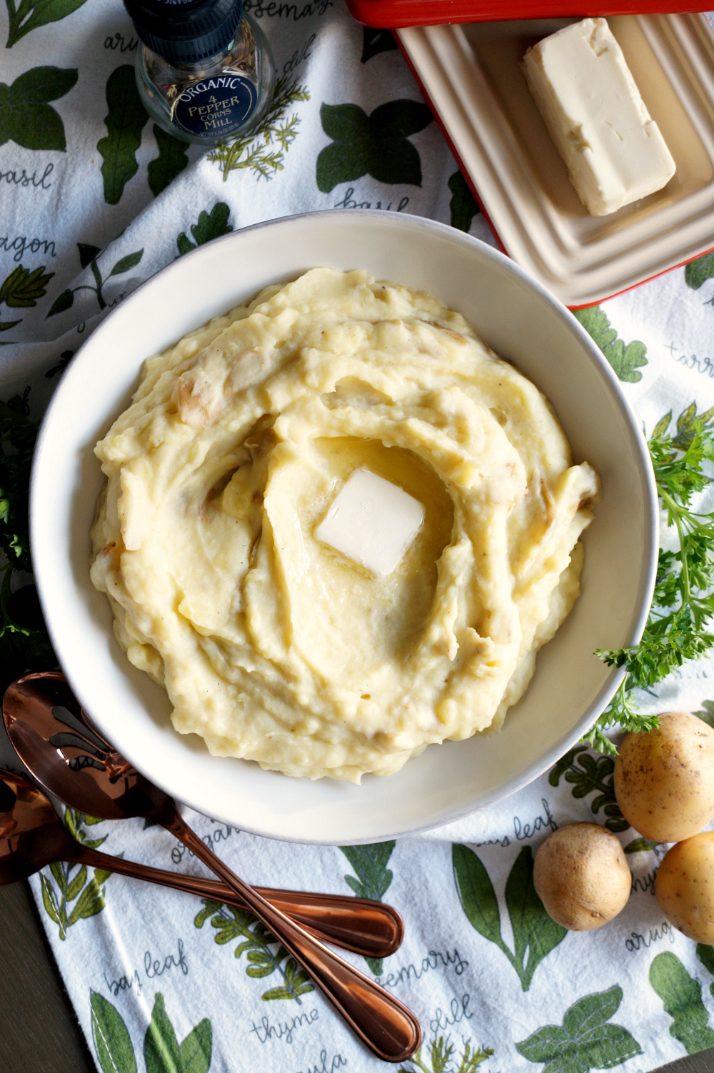 super easy one-pot mashed potatoes | The Baking Fairy 