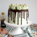 vegan pistachio chocolate chunk cake | The Baking Fairy