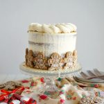 vegan gingerbread layer cake | The Baking Fairy #ChristmasSweetsWeek