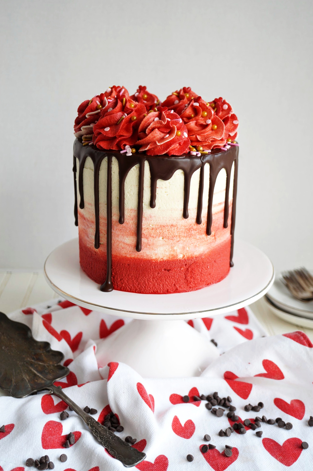 Red Velvet Cake Decorations