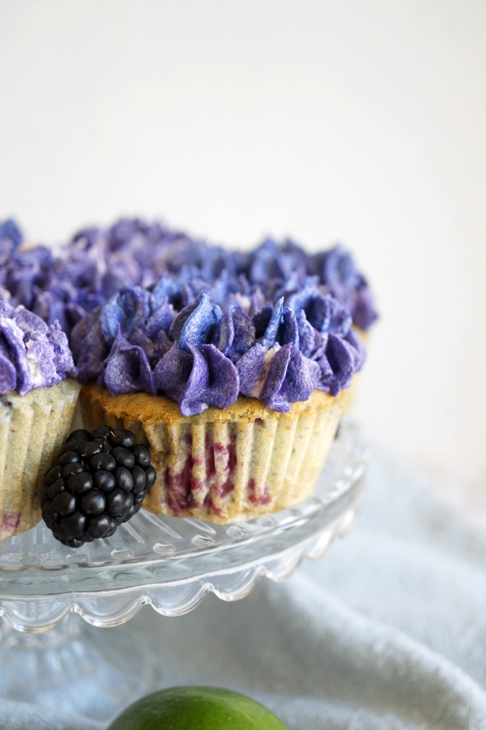 cupcakes on a cake stand