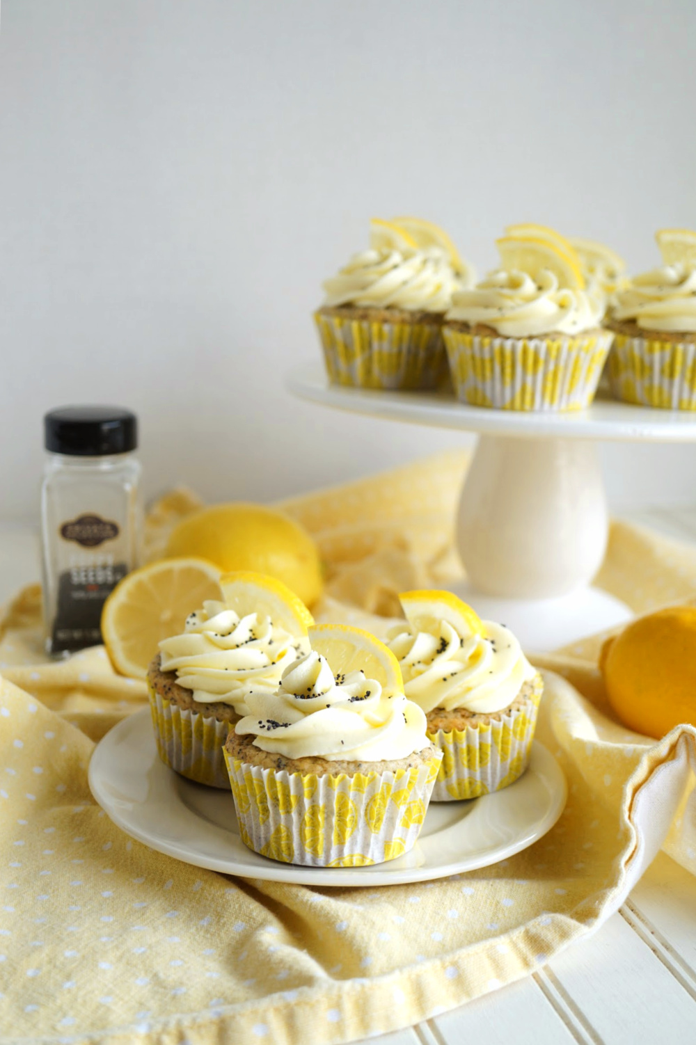 cupcakes on a plate