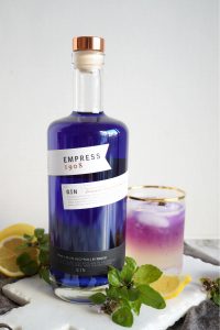 bottle of Empress 1908 gin